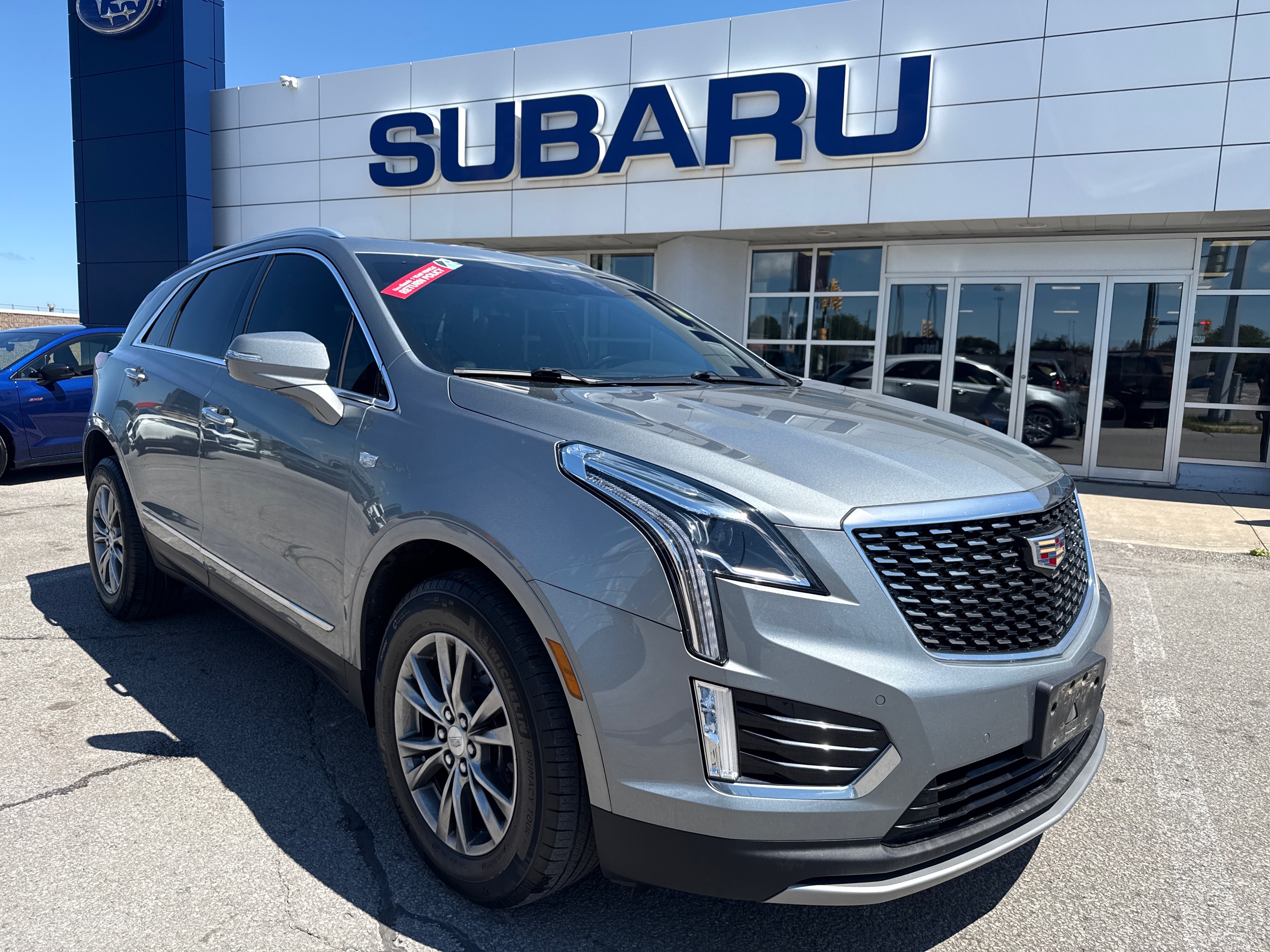 Gray 2023 Cadillac XT5 SUV / Crossover Four-Wheel Drive 9-Speed Automatic