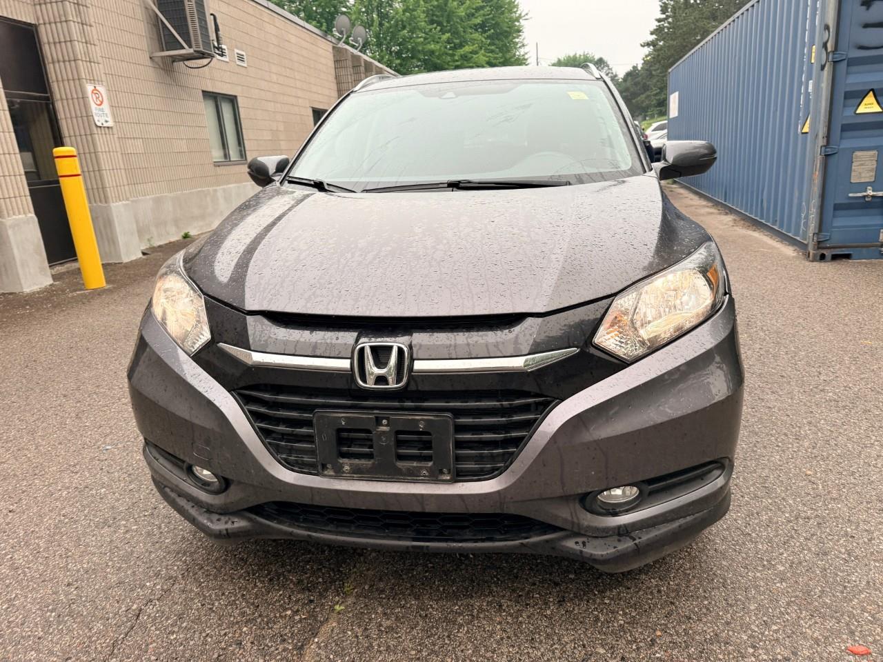 Gray 2016 Honda HR-V SUV / Crossover All-Wheel Drive Continuously Variable Transmission