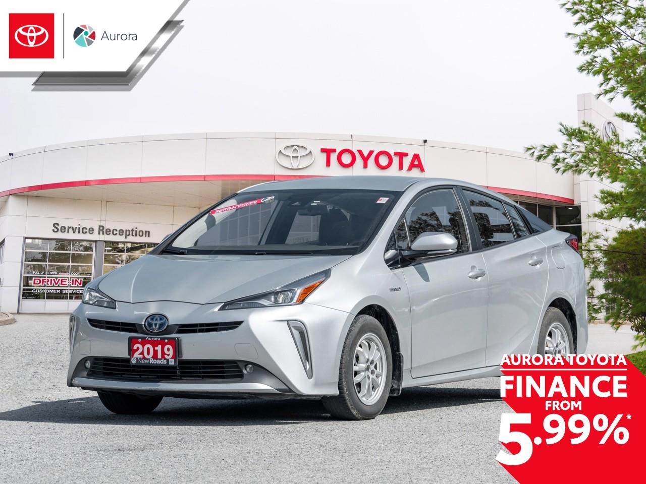 Silver 2019 Toyota Prius Hatchback Continuously Variable Transmission