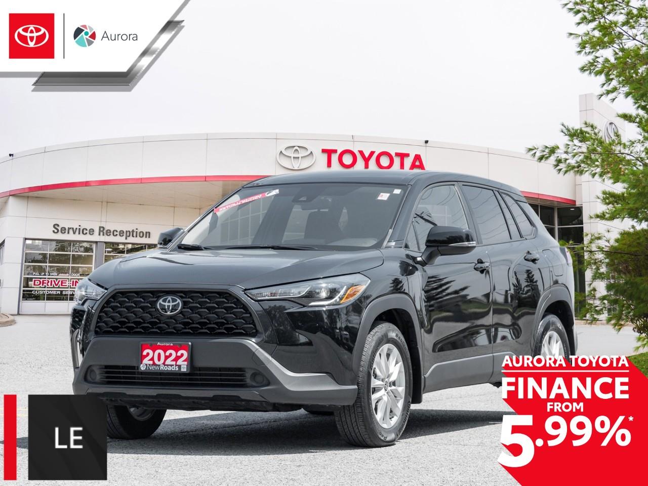 Black 2022 Toyota Corolla Cross SUV / Crossover All-Wheel Drive Continuously Variable Transmission