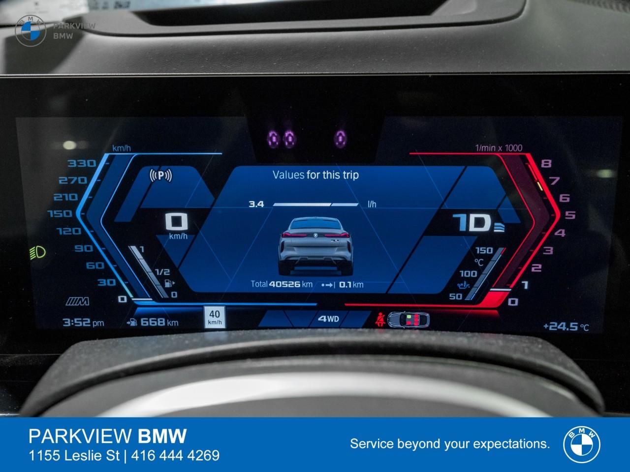 used 2024 BMW X6 M car, priced at $129,992