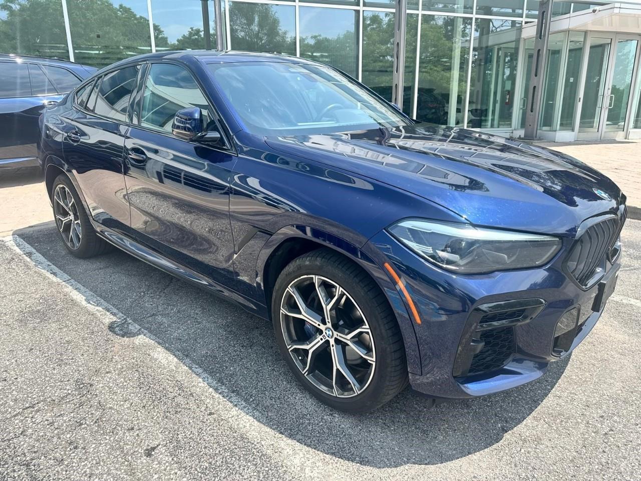 Blue 2023 BMW X6 SUV / Crossover All-Wheel Drive 8-Speed Automatic