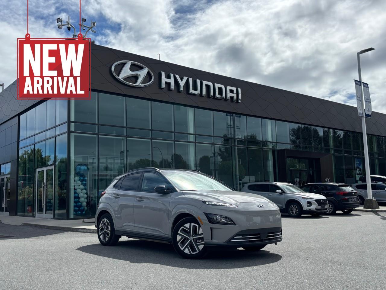 Gray 2023 Hyundai Kona Electric SUV / Crossover 1-Speed Automatic