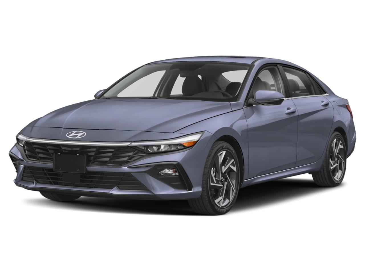 Blue 2026 Hyundai Elantra Hybrid Sedan Automatic