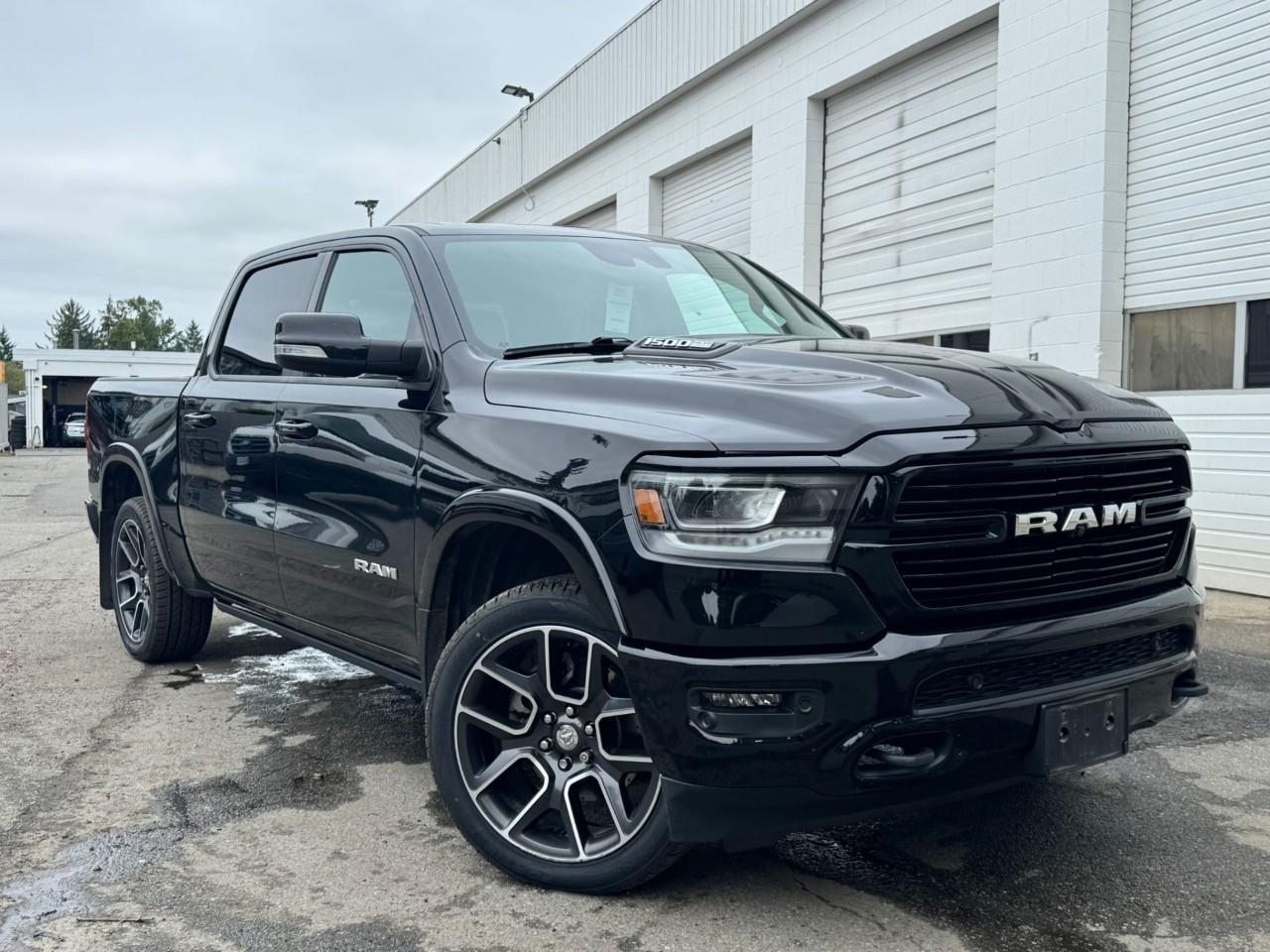Black 2021 RAM 1500 Pickup Truck Four-Wheel Drive 8-Speed Automatic