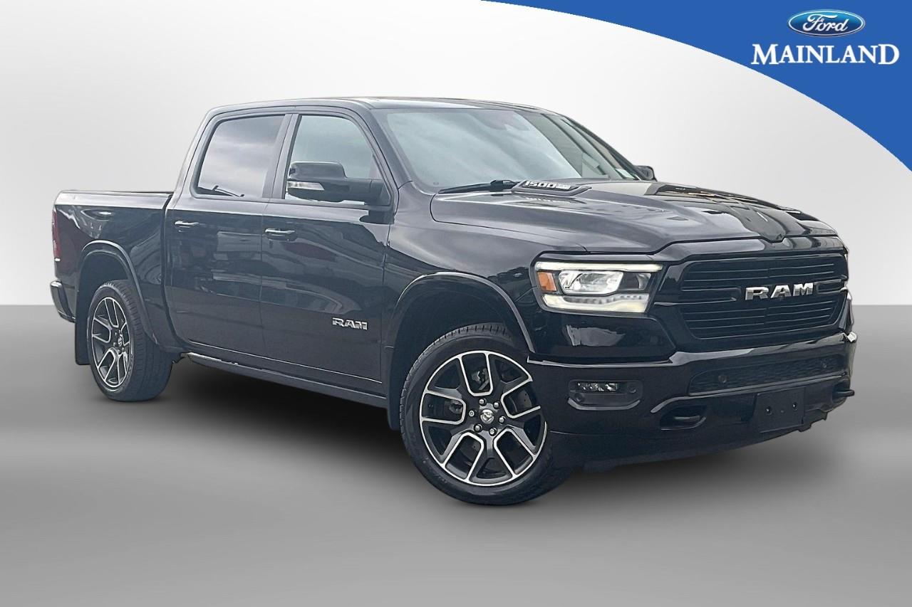 Black 2021 RAM 1500 Pickup Truck Four-Wheel Drive 8-Speed Automatic