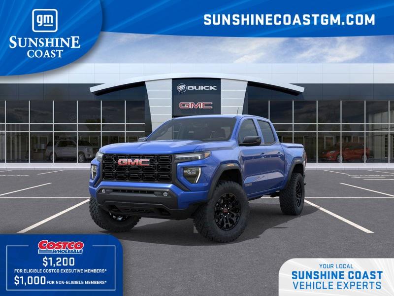 Blue 2026 GMC Canyon Pickup Truck Four-Wheel Drive 8-Speed Automatic