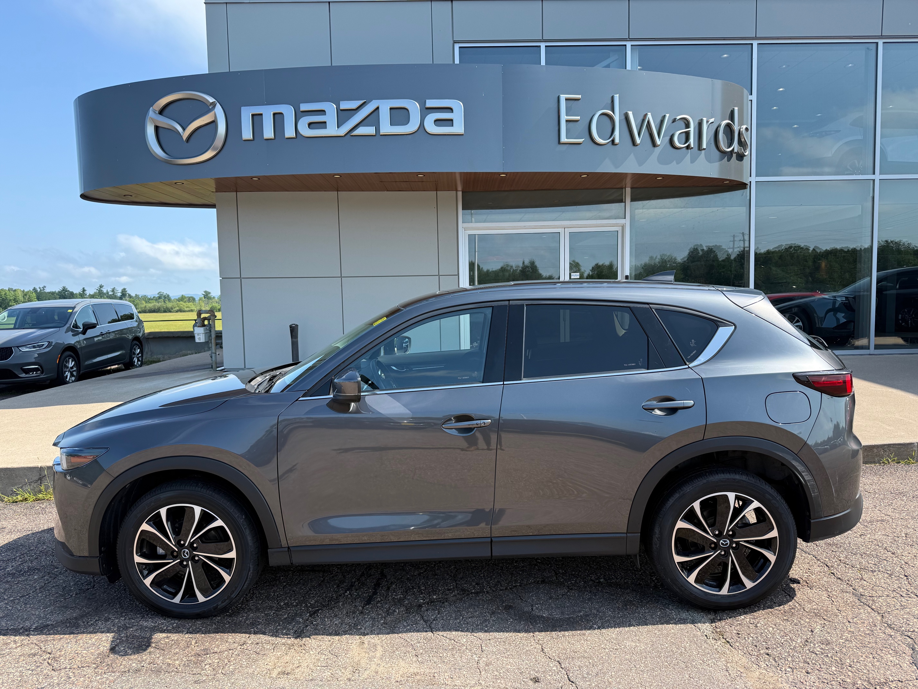Gray 2022 Mazda CX-5 SUV / Crossover  6-Speed Automatic