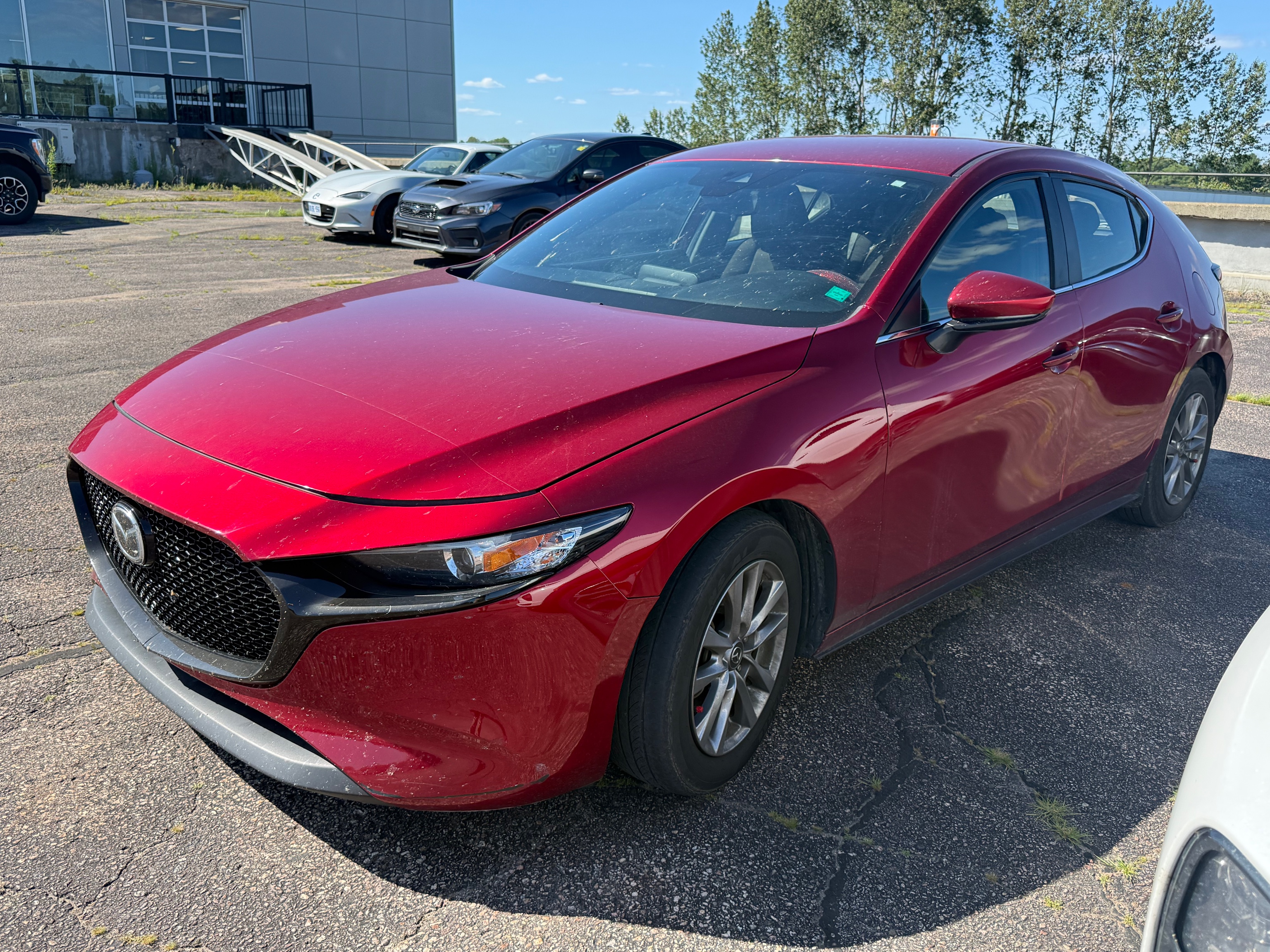 Red 2020 Mazda MAZDA3 Sport Hatchback 6-Speed Automatic