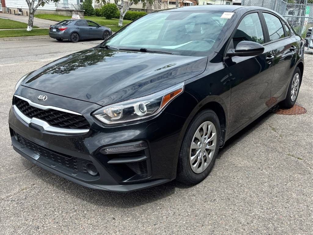 Black 2021 Kia Forte Sedan Continuously Variable Transmission