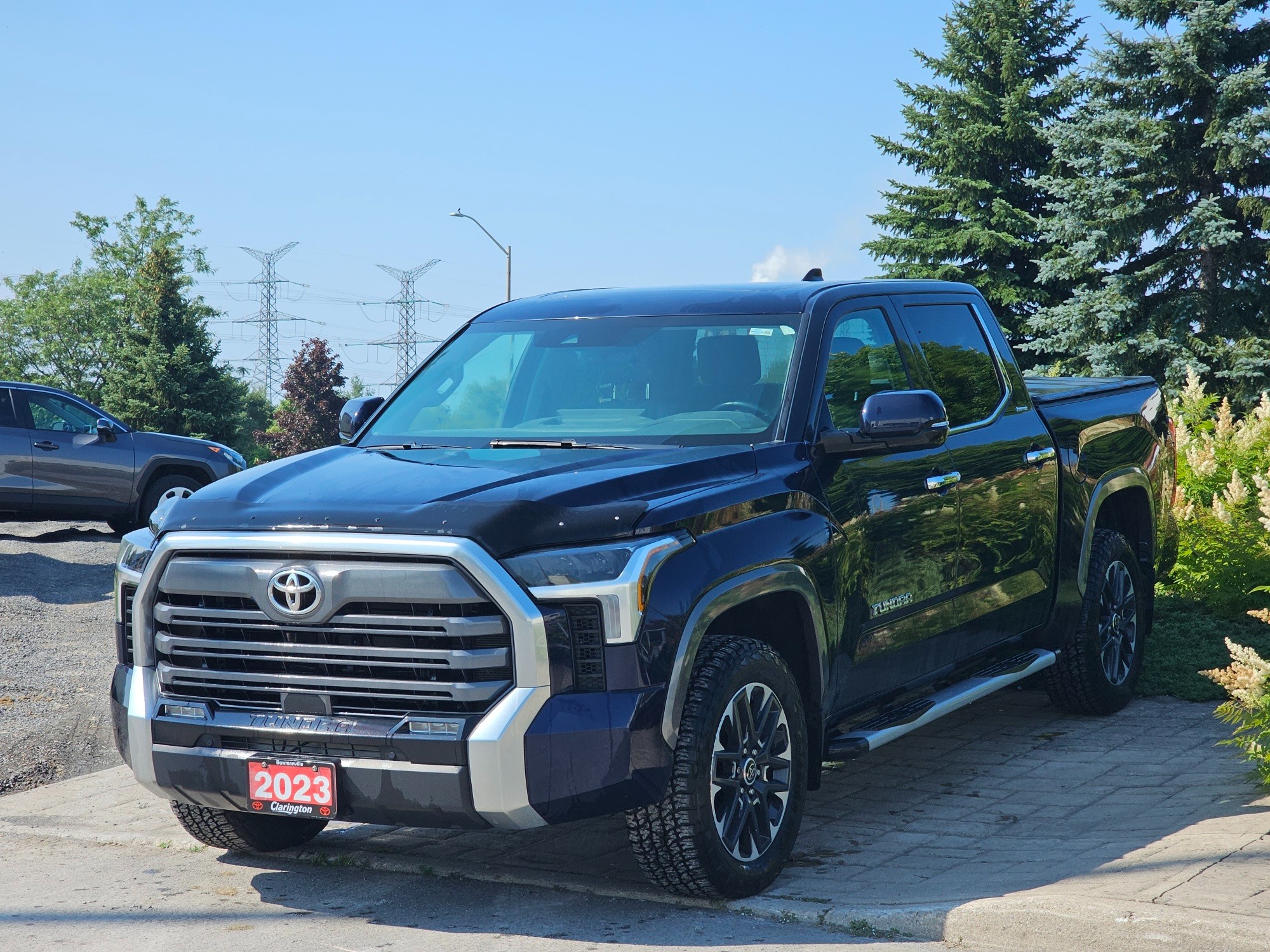 Blue 2023 Toyota Tundra Pickup Truck Four-Wheel Drive Automatic