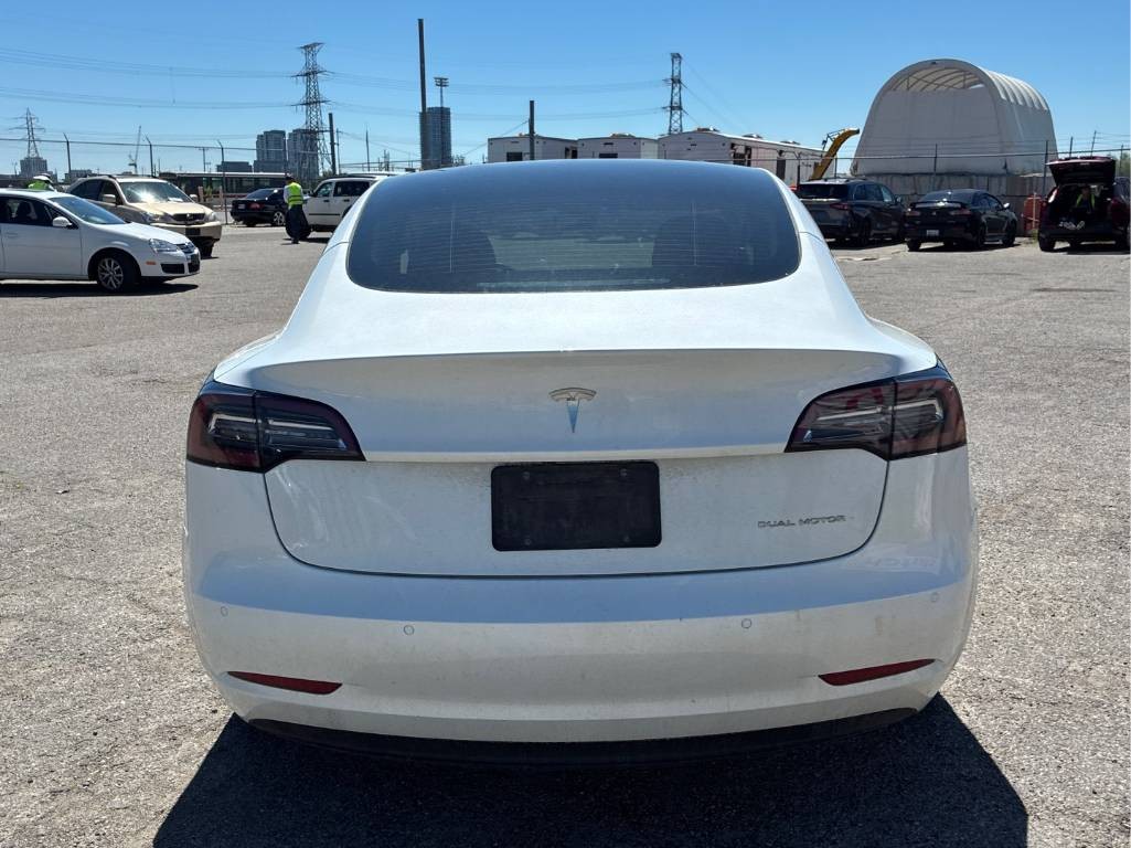 White 2022 Tesla Model 3 Sedan All-Wheel Drive 1-Speed Automatic