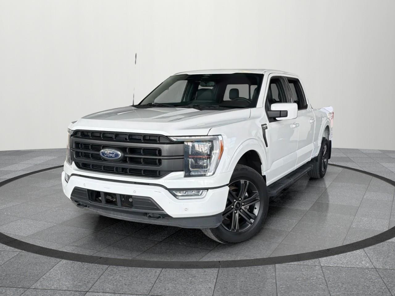 White 2022 Ford F-150 Pickup Truck Four-Wheel Drive Automatic