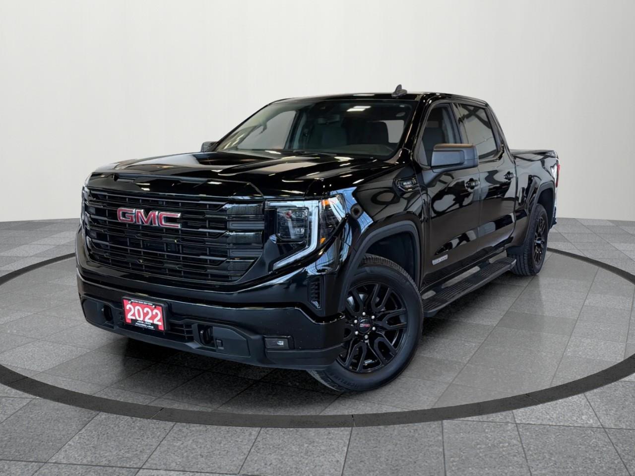 Black 2022 GMC Sierra 1500 Pickup Truck Four-Wheel Drive 8-Speed Automatic