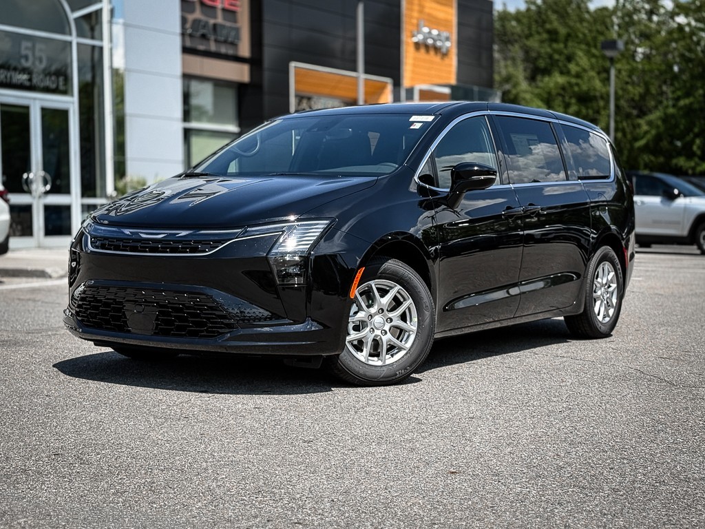 Black 2027 Chrysler Pacifica Minivan Front-Wheel Drive 9-Speed Automatic