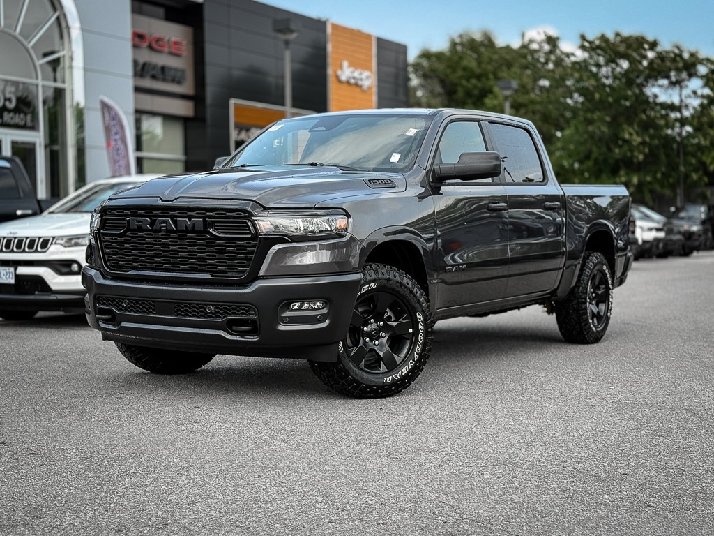 Gray (Dark Grey) 2026 RAM 1500 Pickup Truck Four-Wheel Drive 8-Speed Automatic
