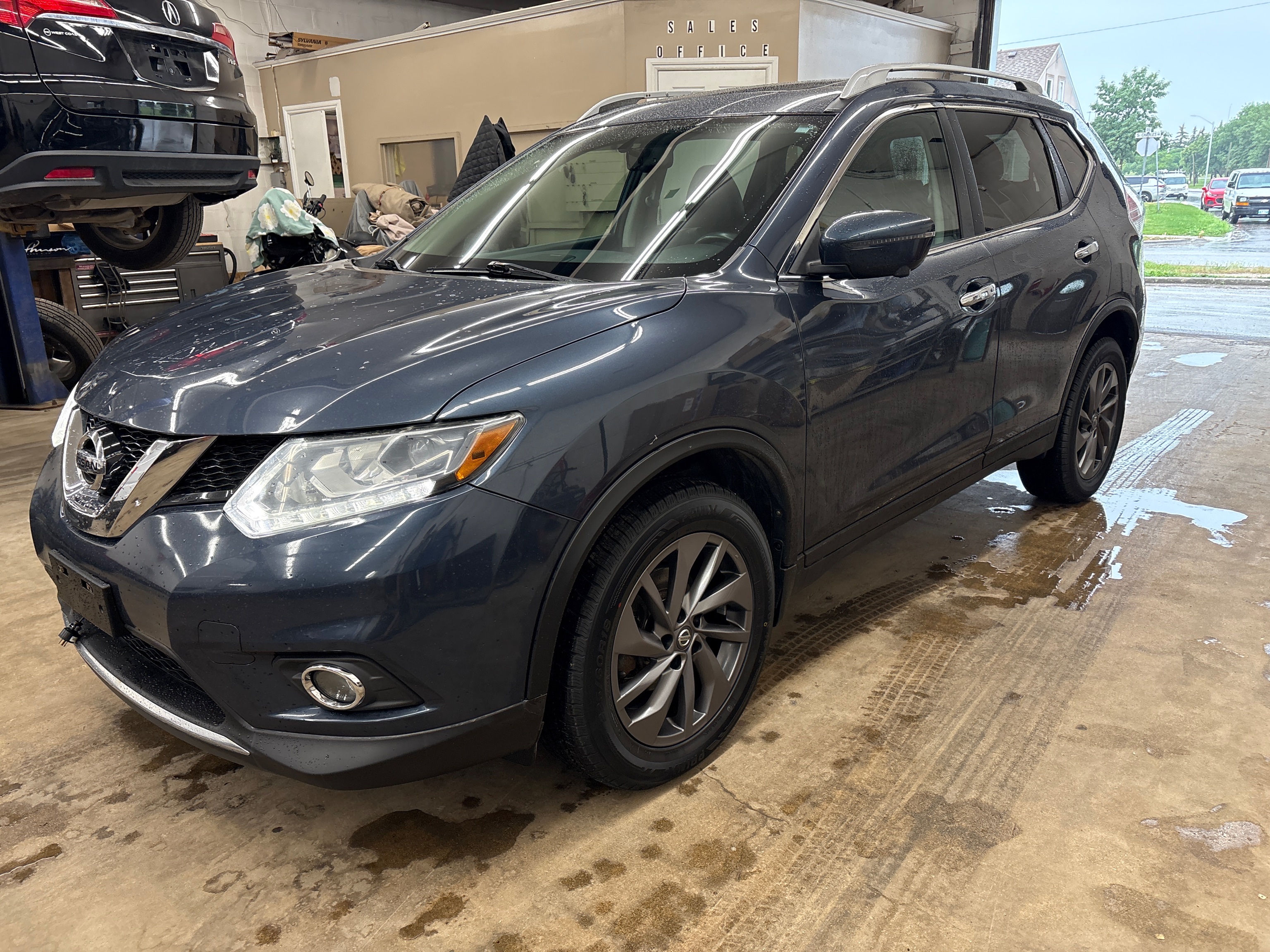Dark Blue 2016 Nissan Rogue SUV / Crossover All-Wheel Drive Continuously Variable Transmission