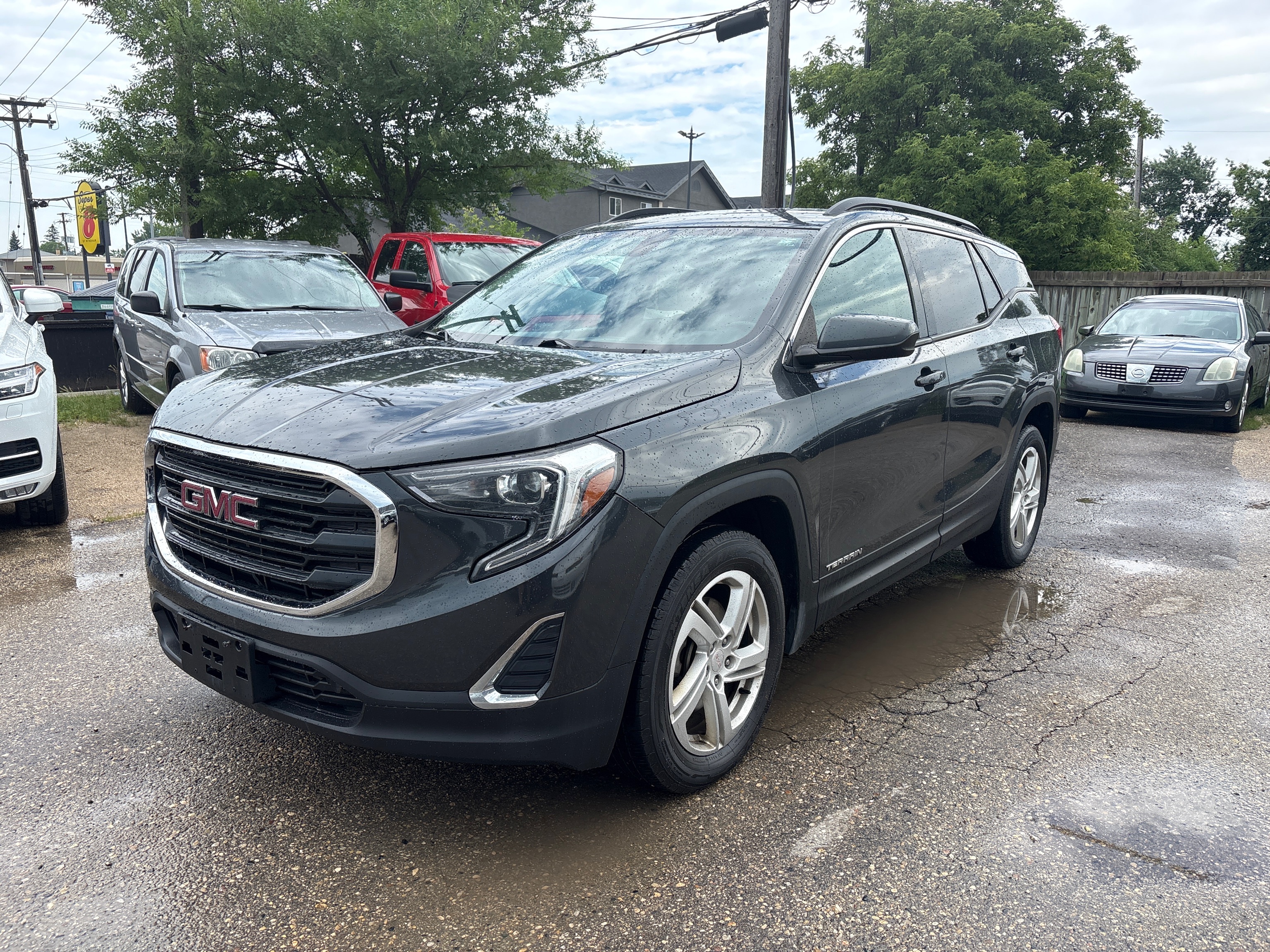 Gray (Dark Grey) 2018 GMC Terrain SUV / Crossover Four-Wheel Drive 9-Speed Automatic
