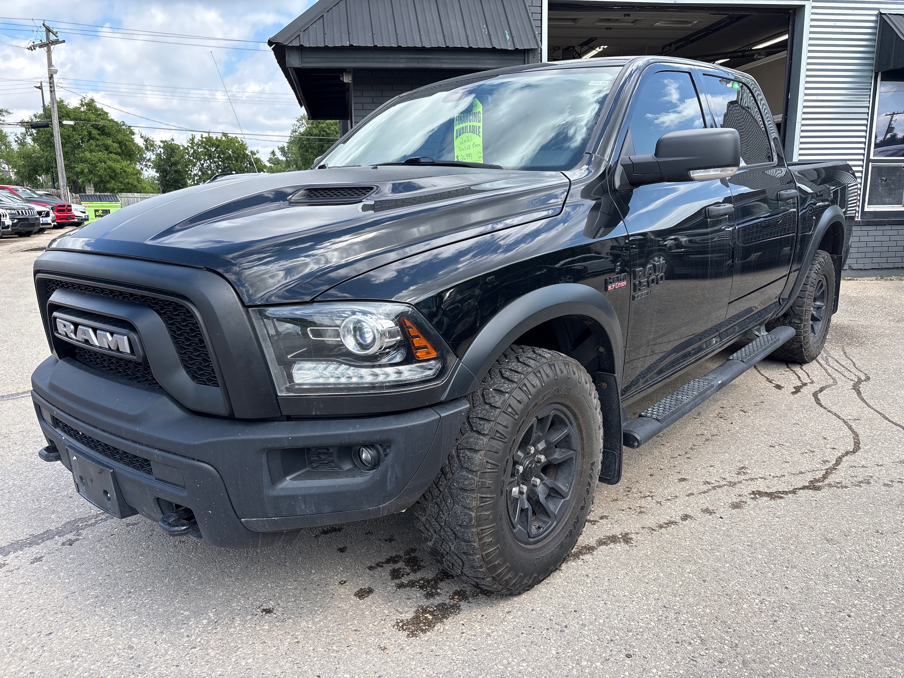 Black 2021 RAM 1500 Pickup Truck Four-Wheel Drive 8-Speed Automatic