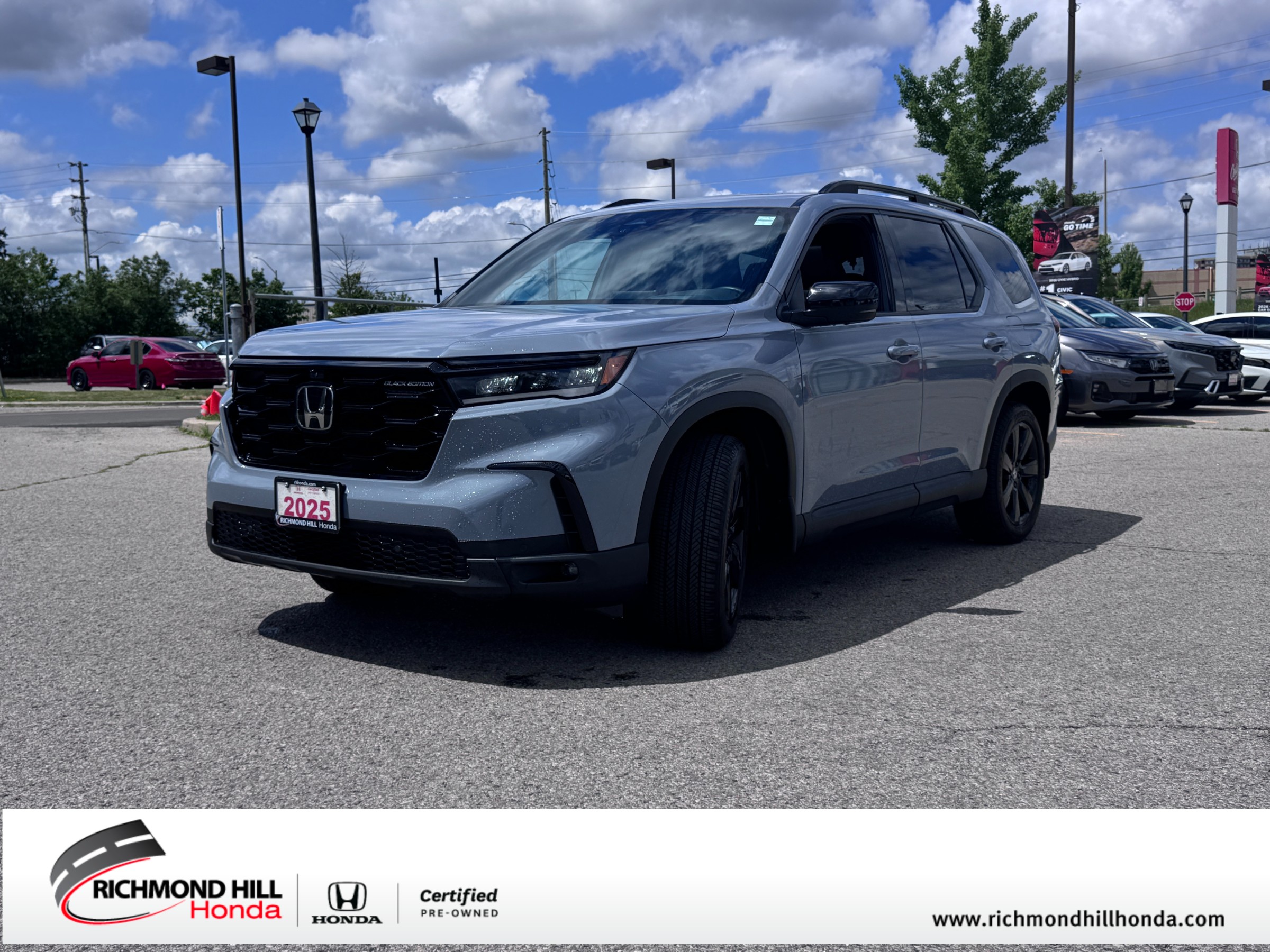 Gray 2025 Honda Pilot SUV / Crossover All-Wheel Drive Automatic