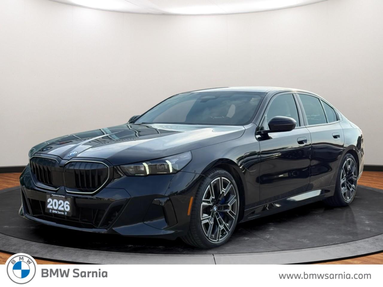Black 2026 BMW 5 Series Sedan All-Wheel Drive 8-Speed Automatic