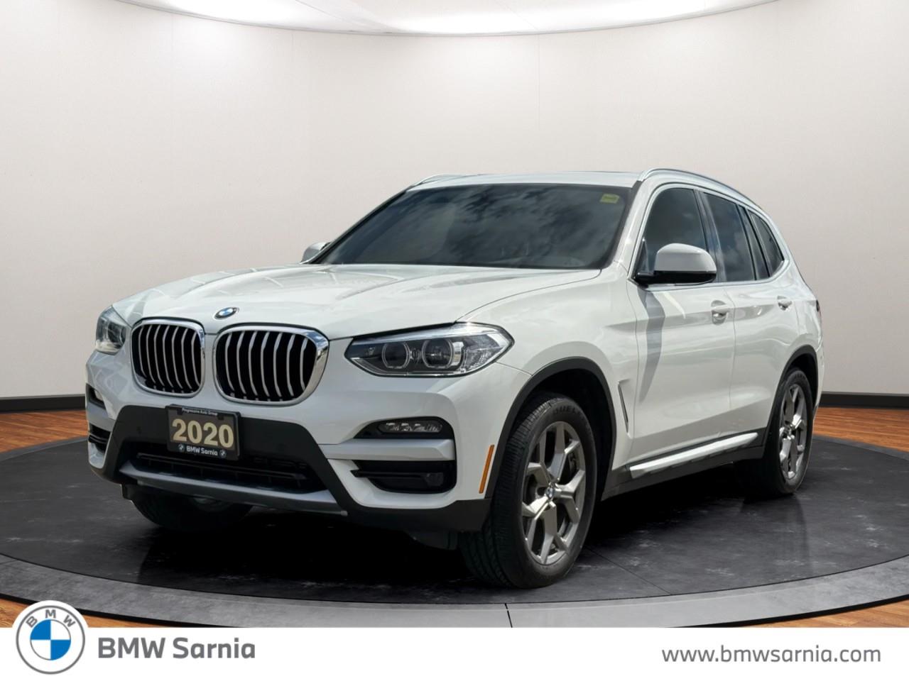 White 2020 BMW X3 SUV / Crossover All-Wheel Drive 8-Speed Automatic