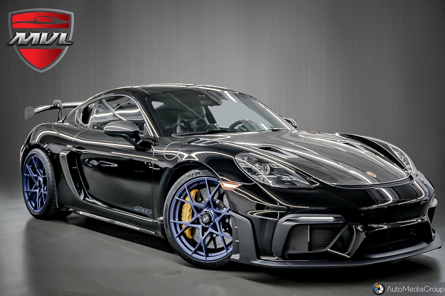 Black 2025 Porsche 718 Cayman Coupe Rear-Wheel Drive 7-Speed Automatic