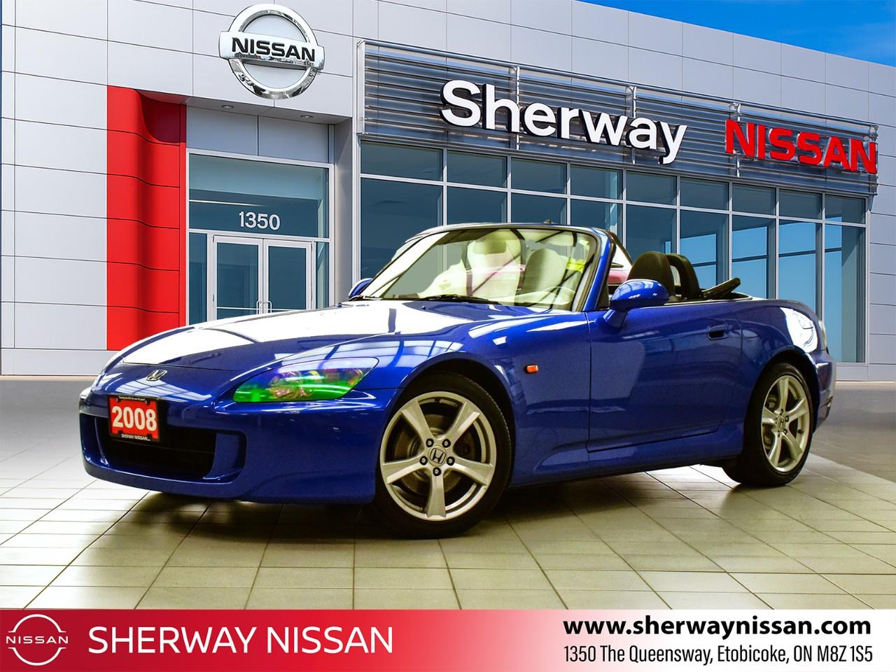Blue 2008 Honda S2000 Convertible 6-Speed Manual