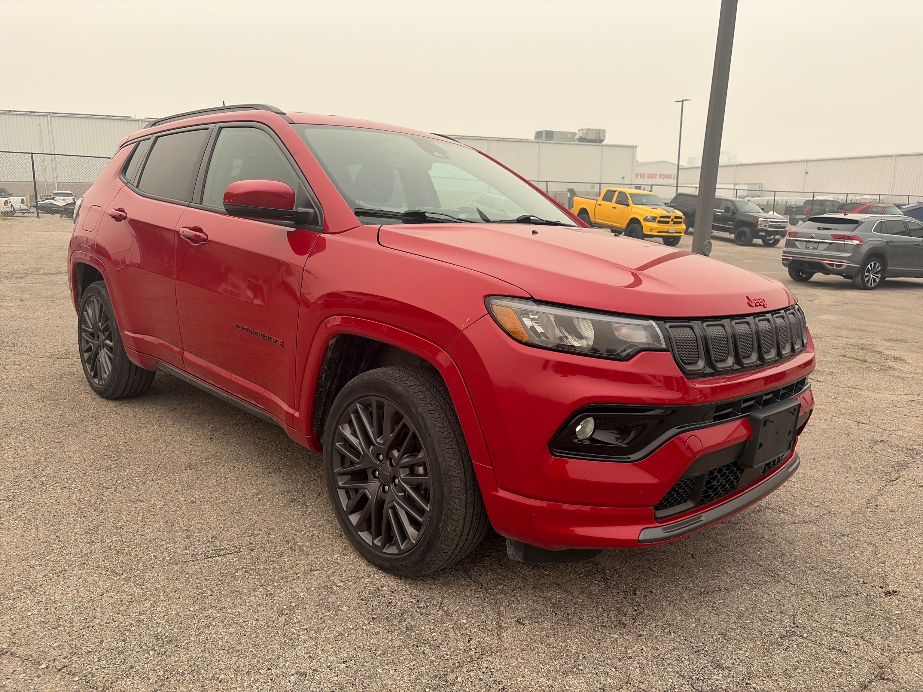 Red 2022 Jeep Compass SUV / Crossover Four-Wheel Drive 9-Speed Automatic