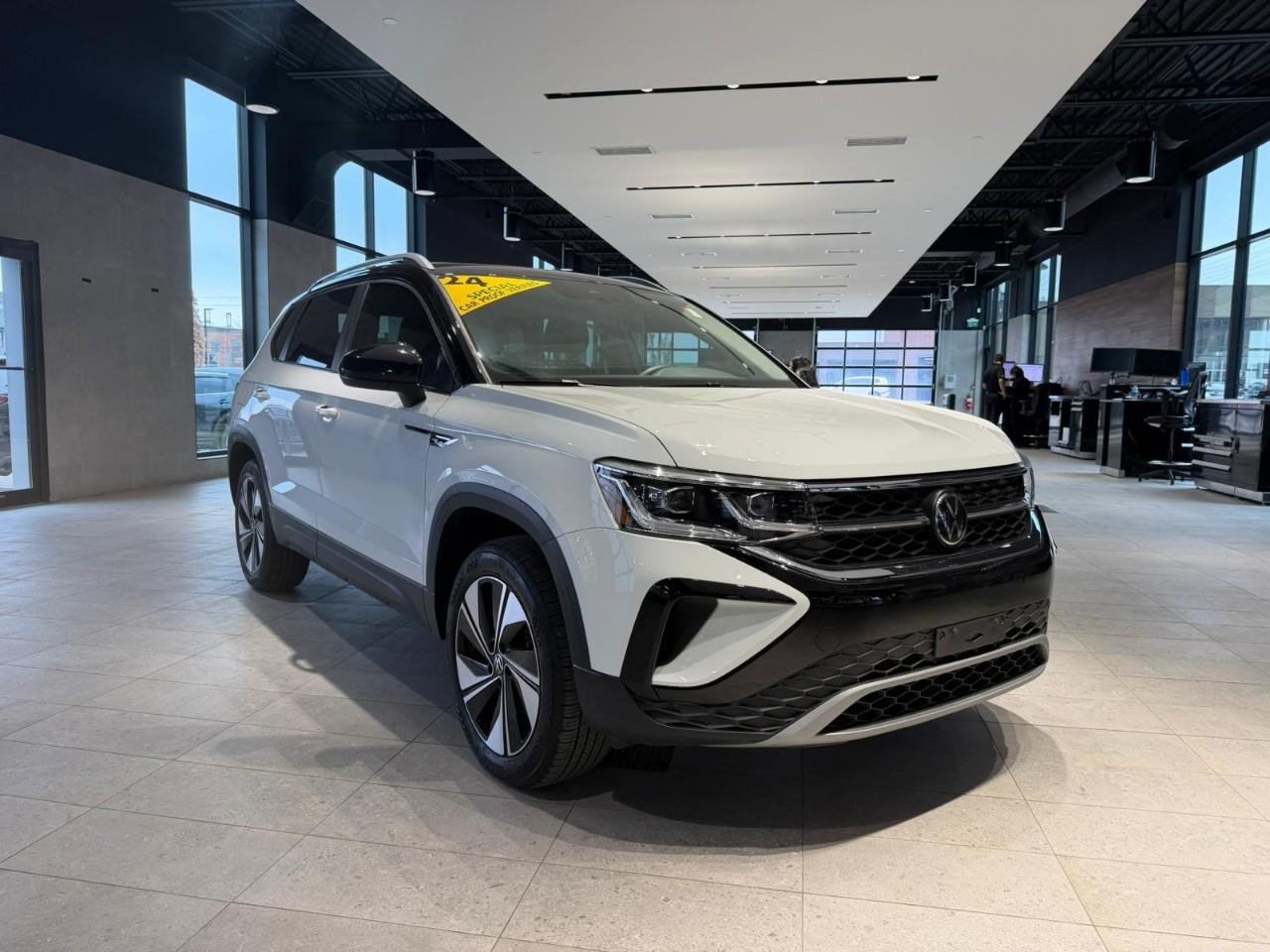 White 2024 Volkswagen Taos SUV / Crossover 7-Speed Automatic