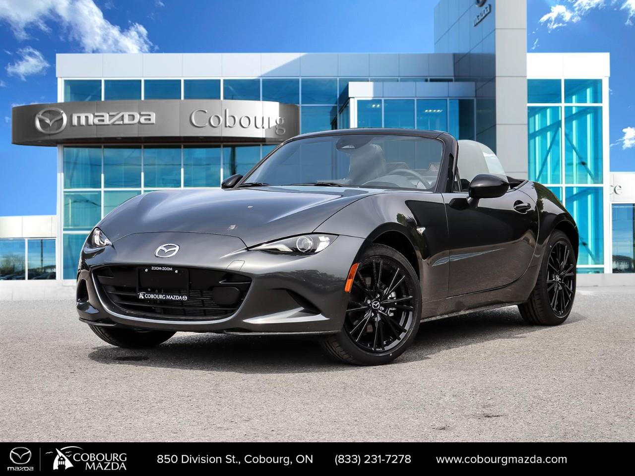 Gray 2026 Mazda MX-5 Convertible 6-Speed Automatic