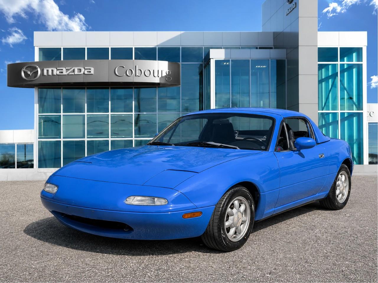 Blue 1991 Mazda MX-5 Miata Convertible Manual