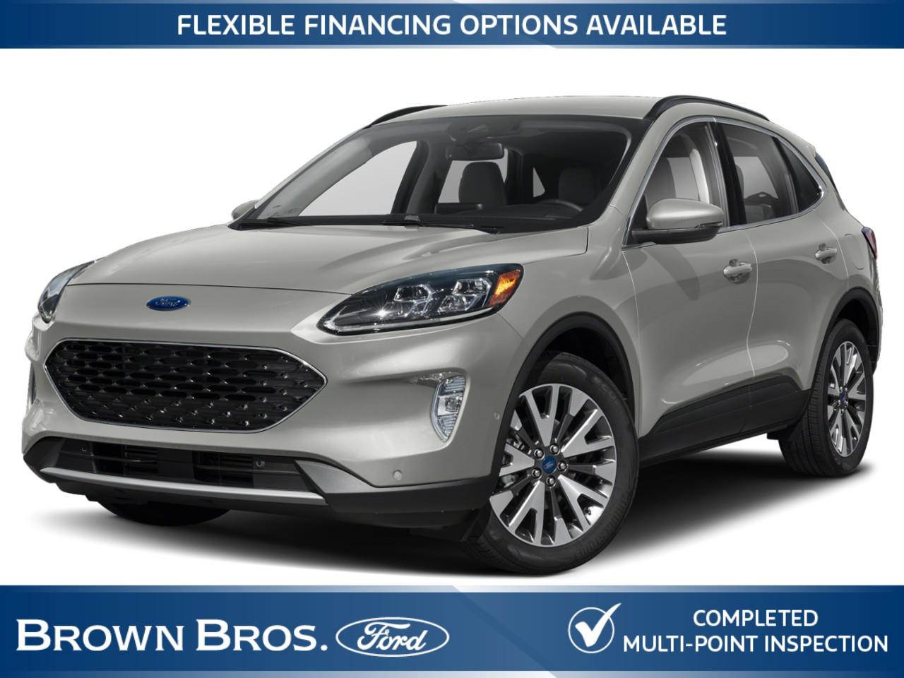 Silver 2022 Ford Escape Hybrid SUV / Crossover All-Wheel Drive Continuously Variable Transmission