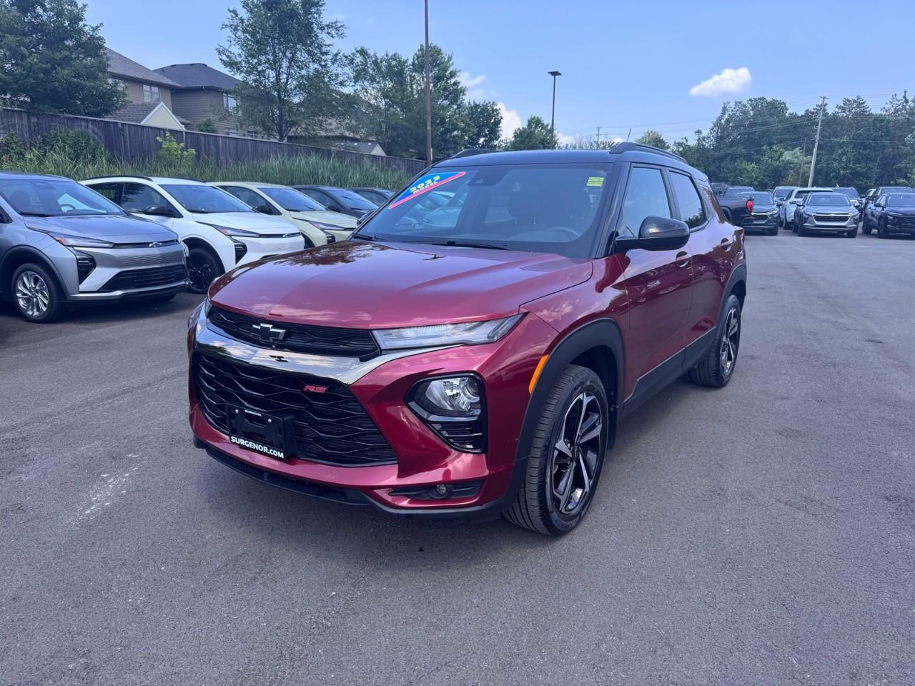 Red 2022 Chevrolet Trailblazer SUV / Crossover Four-Wheel Drive 9-Speed Automatic