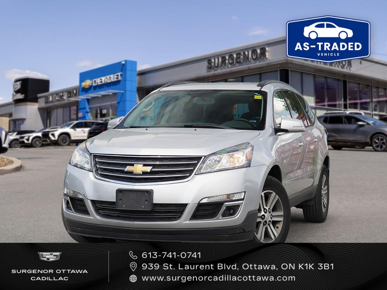 Gray 2016 Chevrolet Traverse SUV / Crossover Front-Wheel Drive 6-Speed Automatic