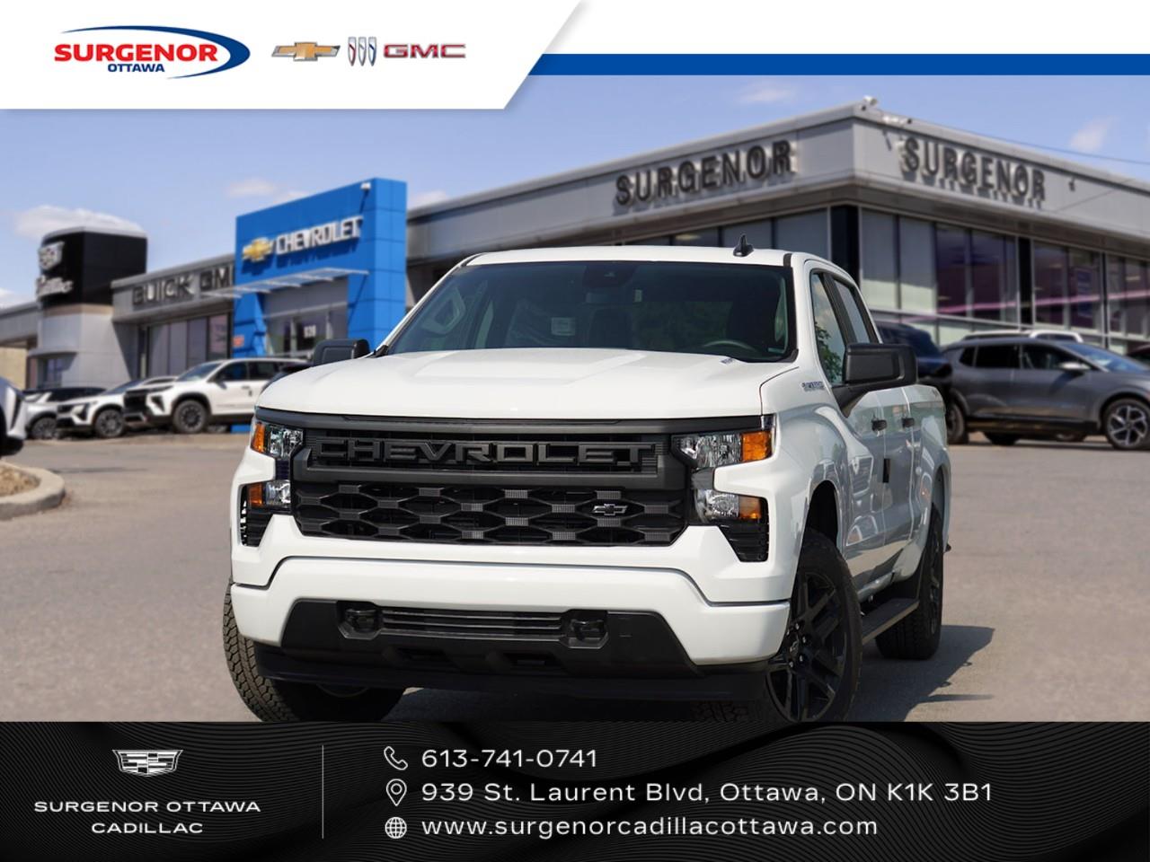 White 2026 Chevrolet Silverado 1500 Pickup Truck Four-Wheel Drive 8-Speed Automatic