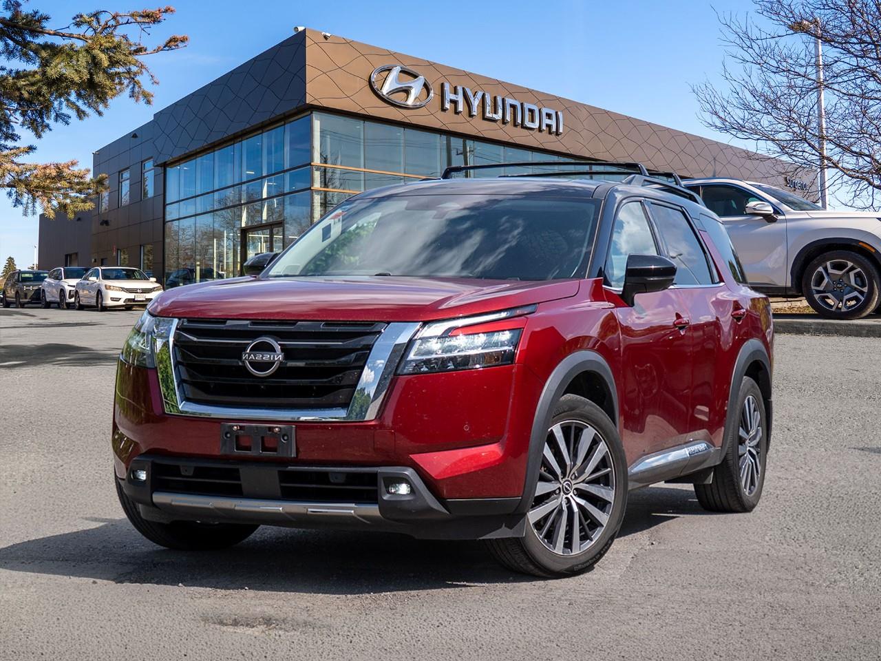 Red 2022 Nissan Pathfinder SUV / Crossover All-Wheel Drive 9-Speed Automatic