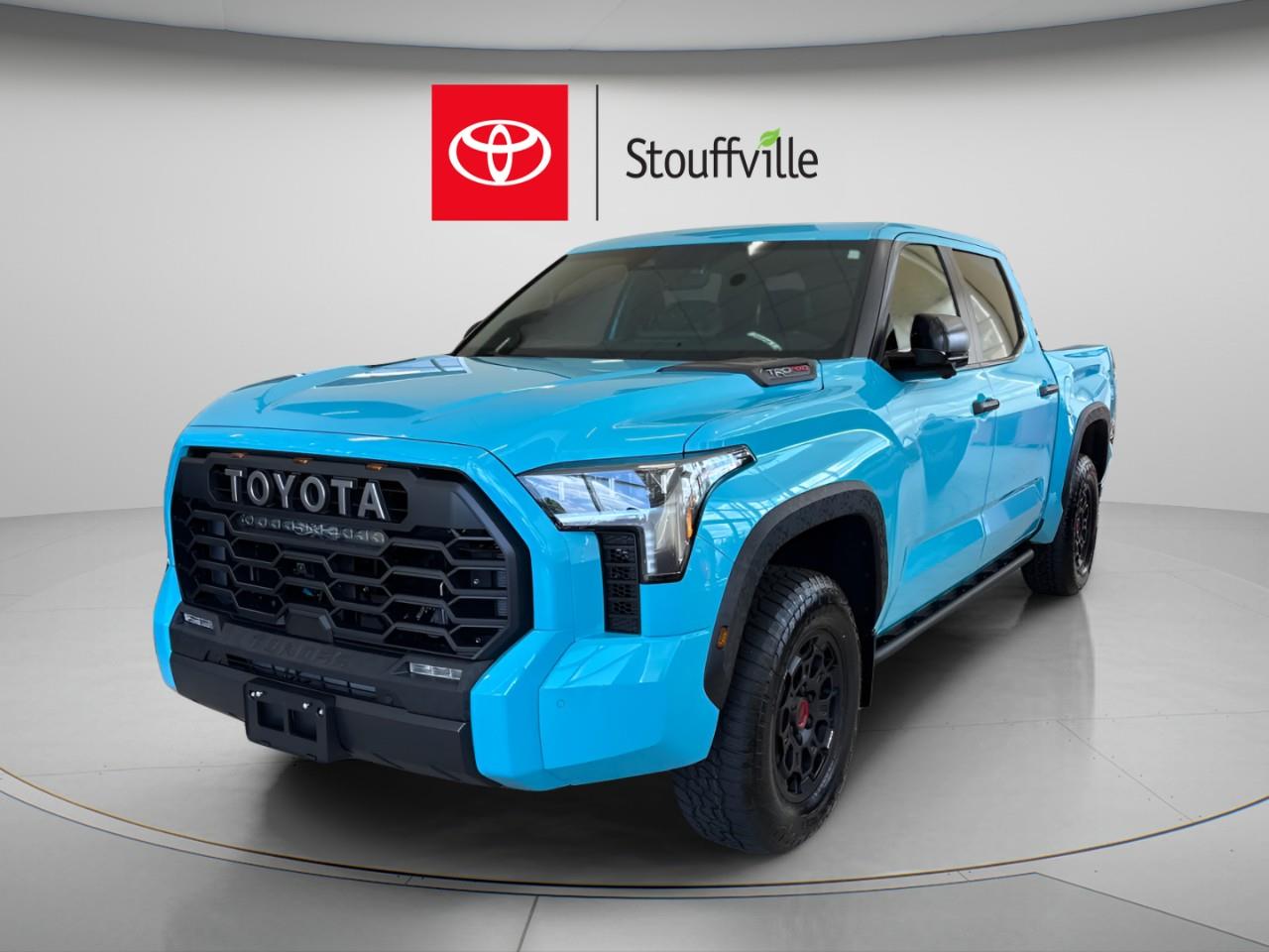 Blue 2026 Toyota Tundra Hybrid Pickup Truck Four-Wheel Drive Automatic