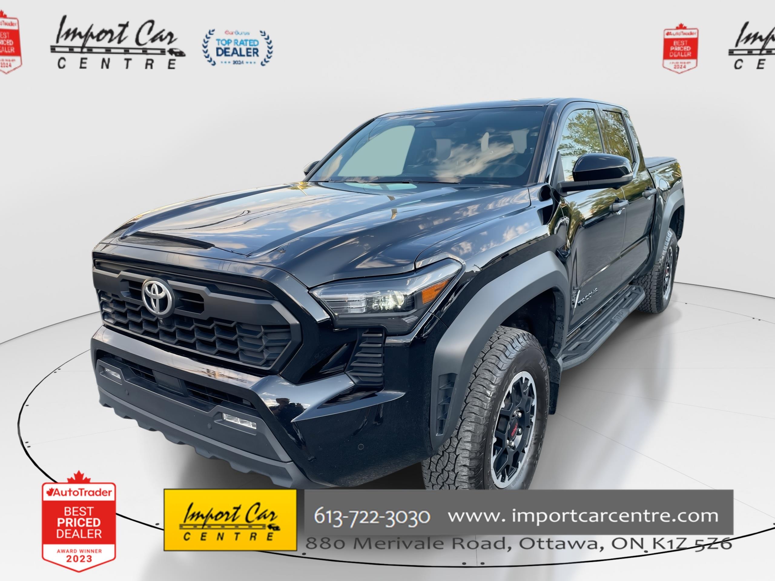 Black 2025 Toyota Tacoma Pickup Truck 8-Speed Automatic
