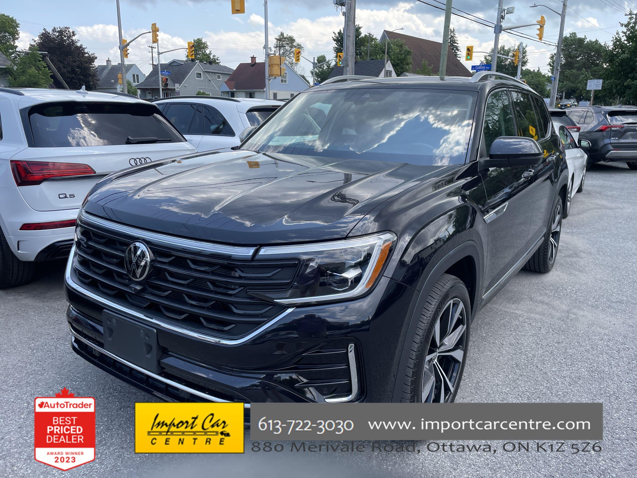 Black 2025 Volkswagen Atlas SUV / Crossover 8-Speed Automatic
