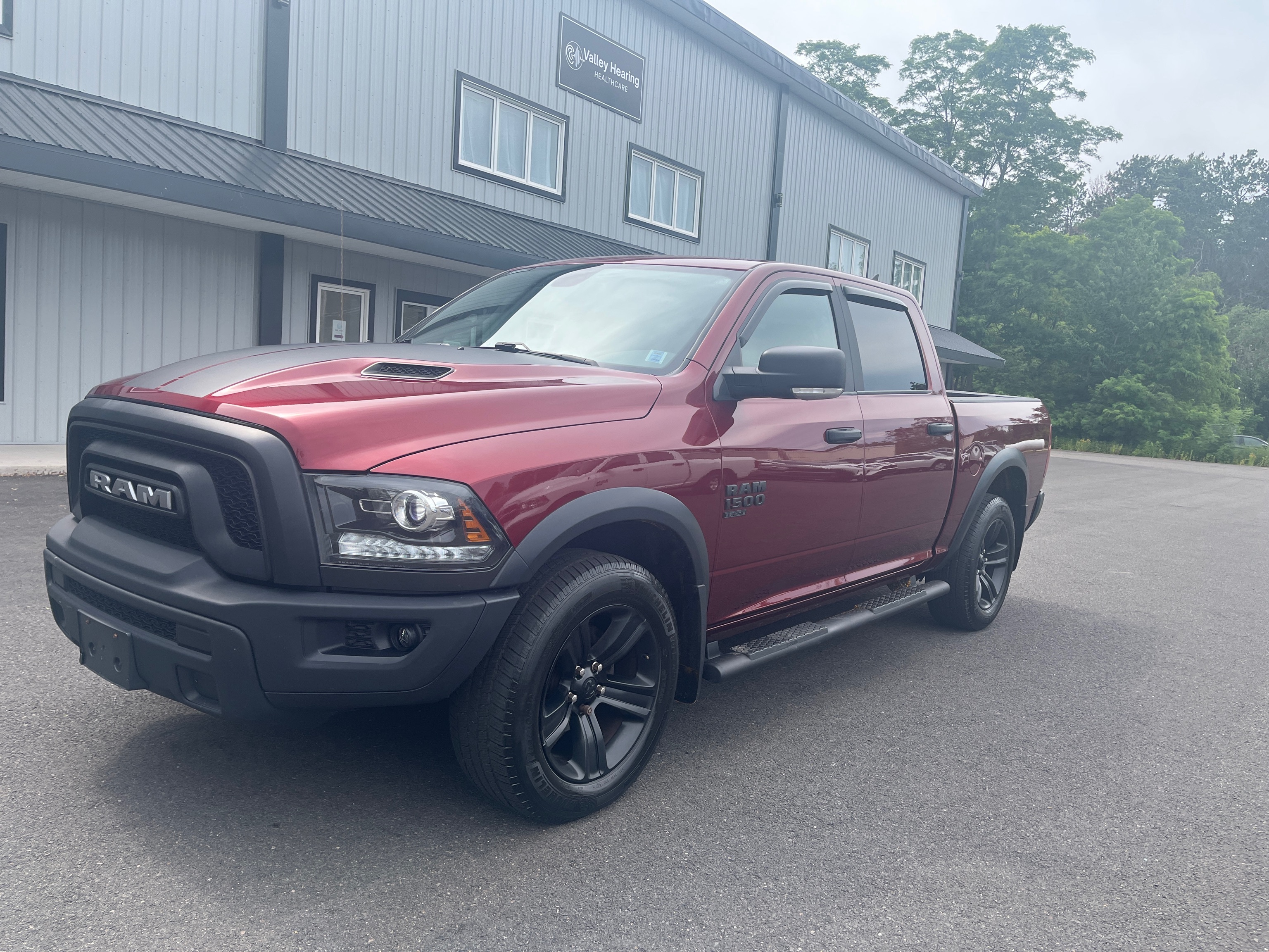 Red (Burgundy) 2021 RAM 1500 Pickup Truck Four-Wheel Drive 8-Speed Automatic