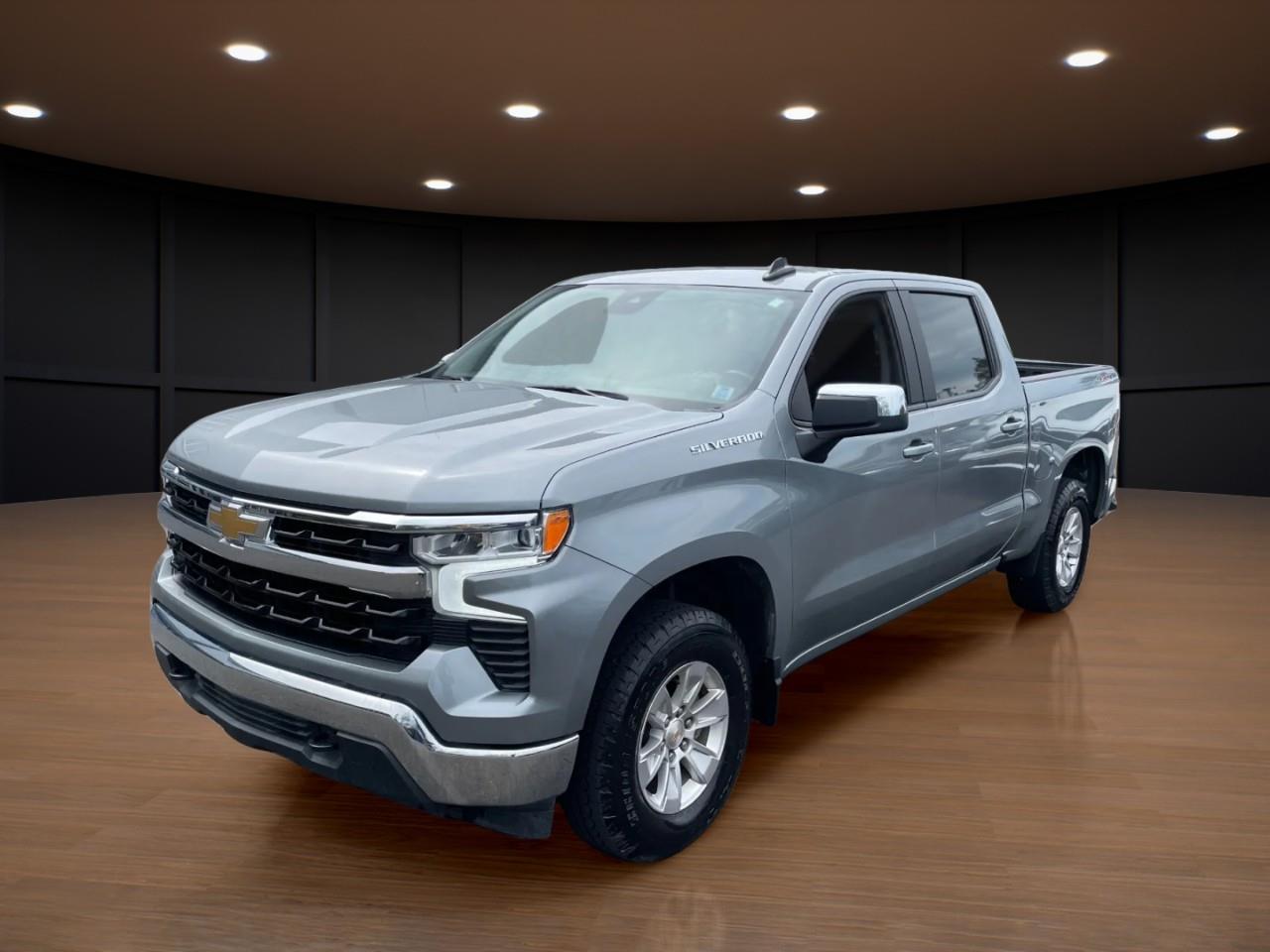 Gray 2025 Chevrolet Silverado 1500 Pickup Truck Four-Wheel Drive Automatic