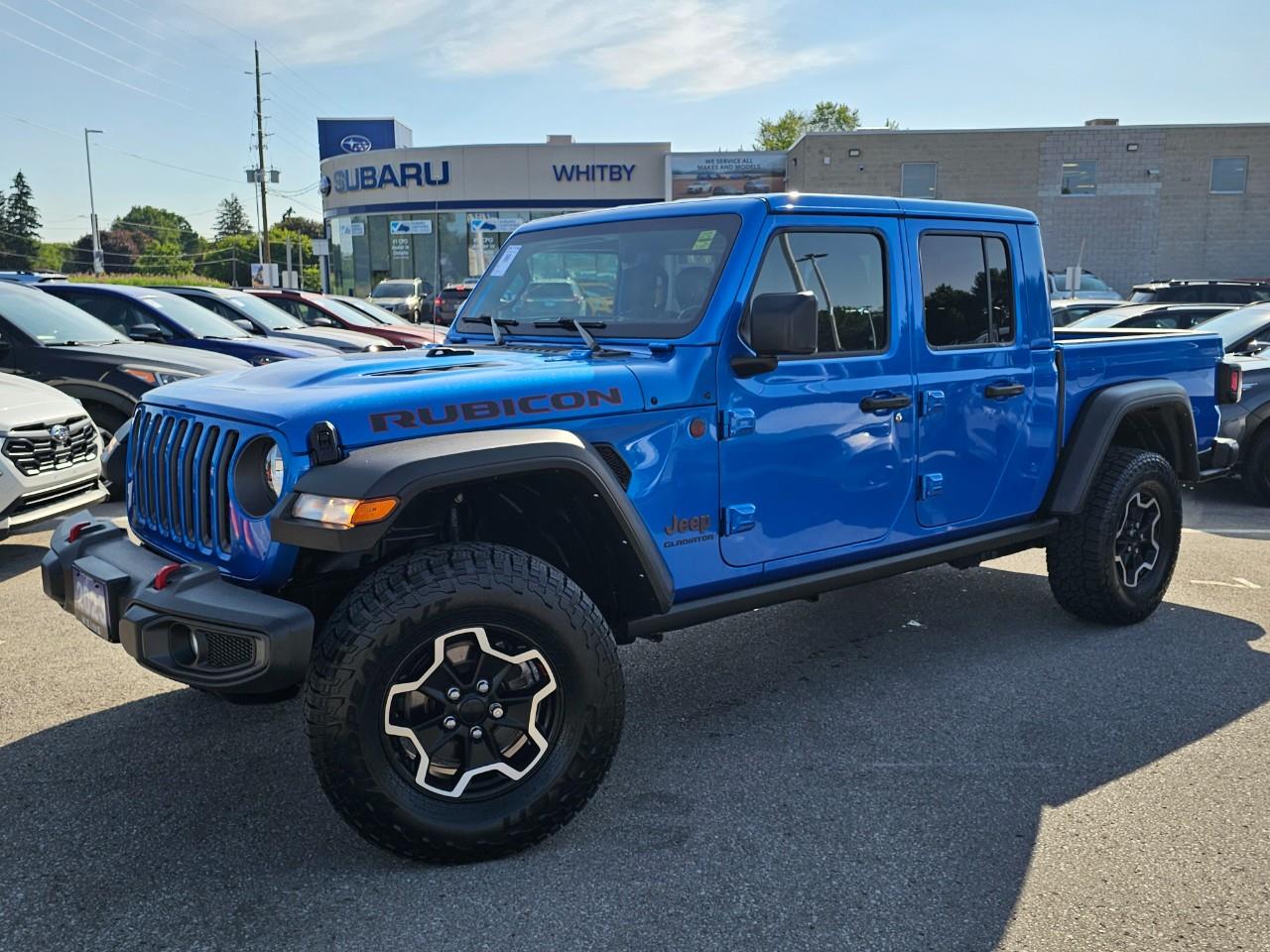 Blue 2023 Jeep Gladiator Pickup Truck Four-Wheel Drive 8-Speed Automatic