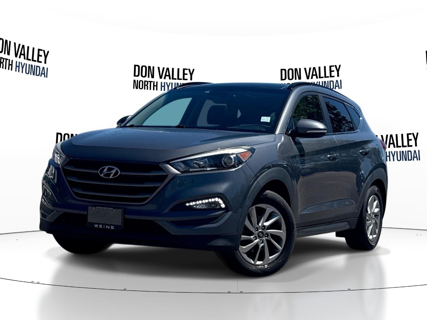 Gray 2017 Hyundai Tucson SUV / Crossover 6-Speed Automatic
