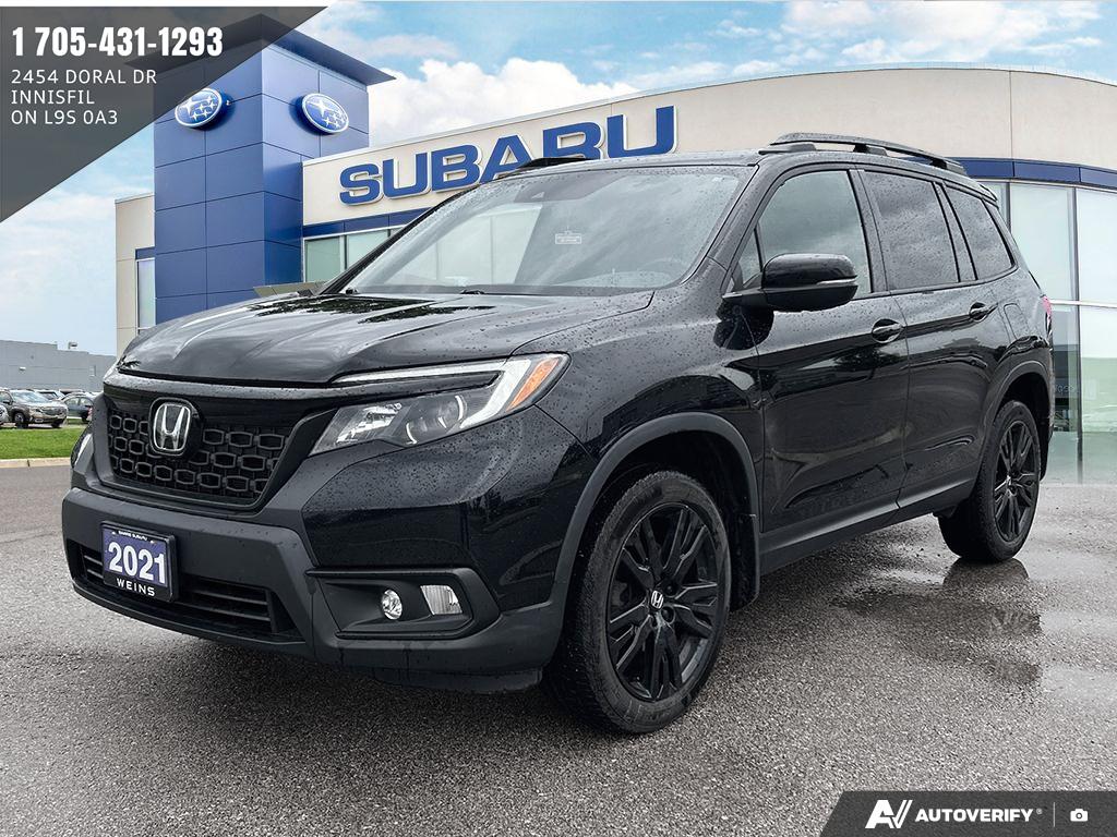 Black 2021 Honda Passport SUV / Crossover All-Wheel Drive 9-Speed Automatic