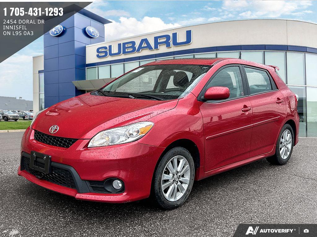 Red 2014 Toyota Matrix Hatchback 5-Speed Manual