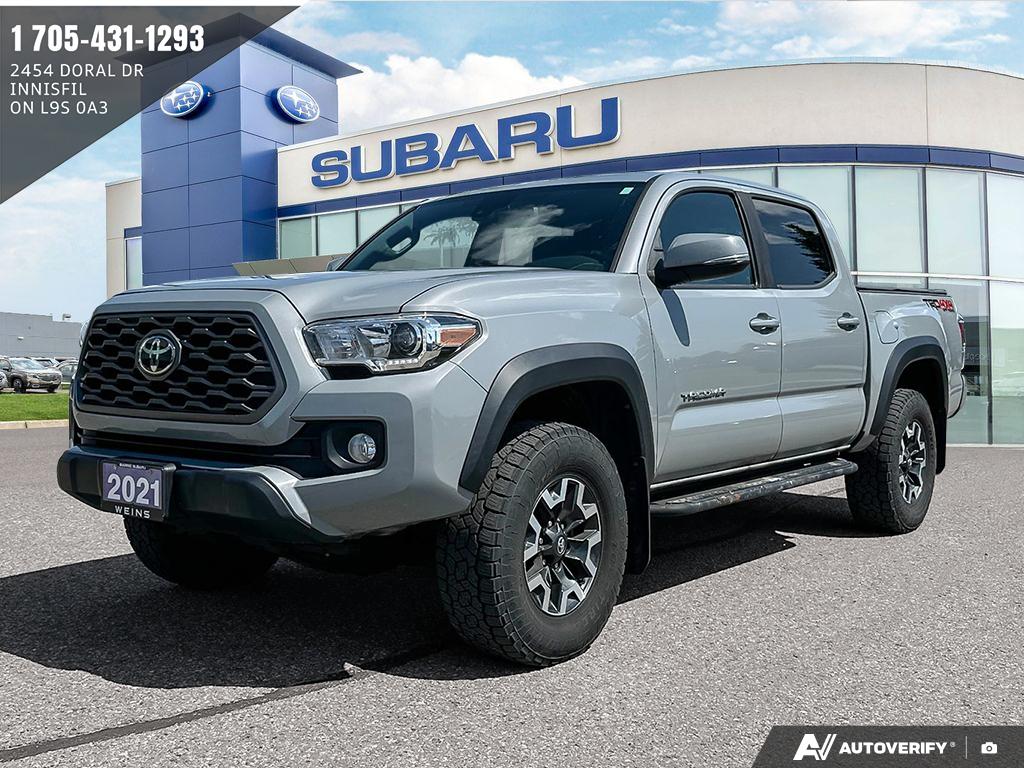 Gray 2021 Toyota Tacoma Pickup Truck 6-Speed Automatic