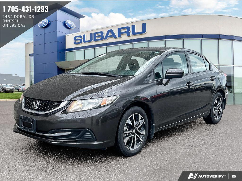 Brown 2014 Honda Civic Sedan Front-Wheel Drive Continuously Variable Transmission