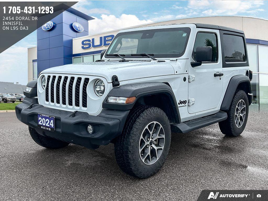 White 2024 Jeep Wrangler SUV / Crossover Four-Wheel Drive 6-Speed Manual