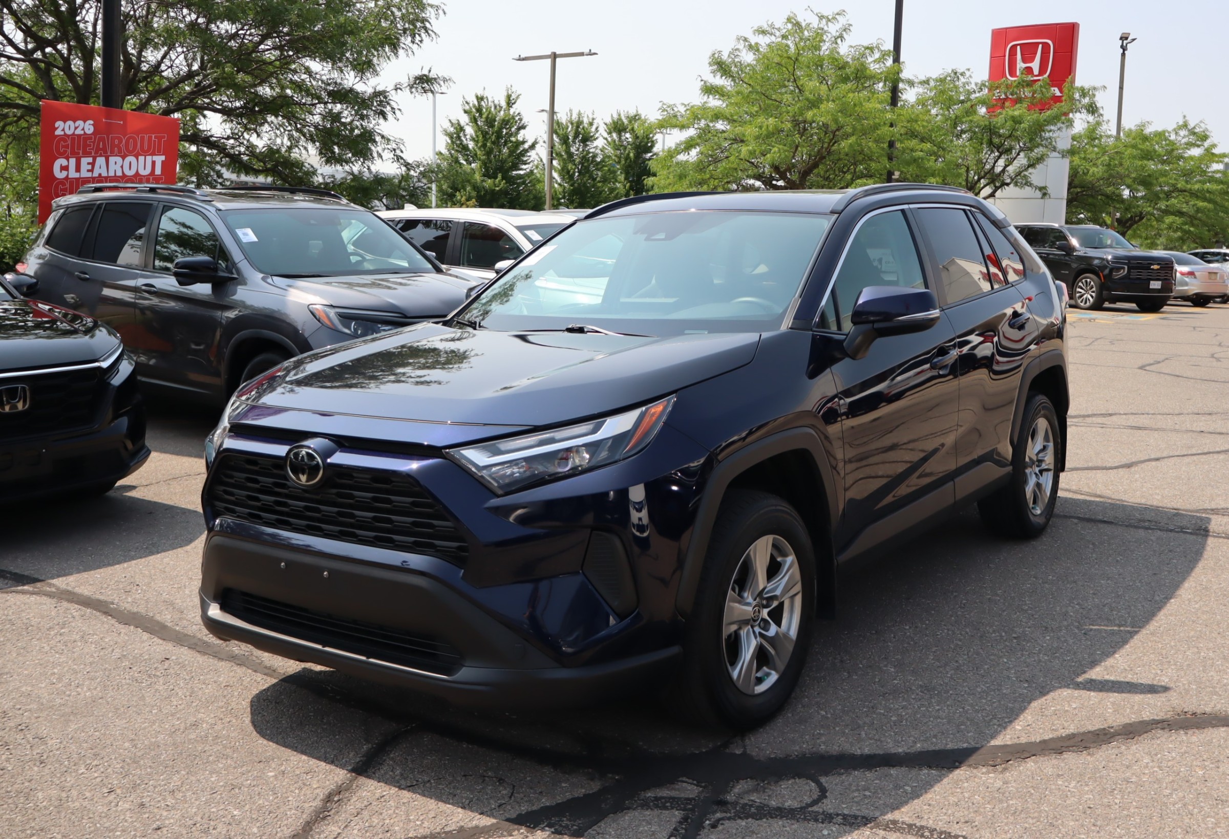 Blue 2023 Toyota RAV4 SUV / Crossover All-Wheel Drive 8-Speed Automatic